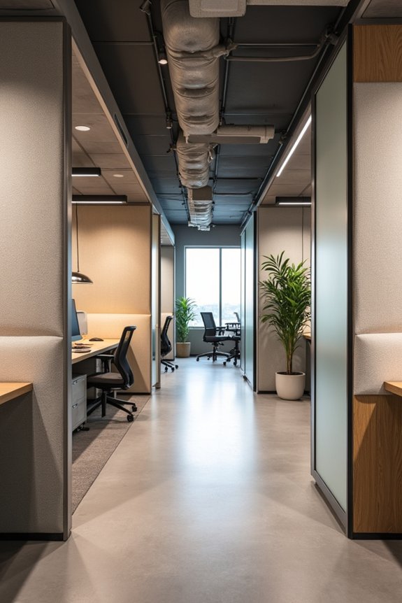 office dividers reduce open office noise