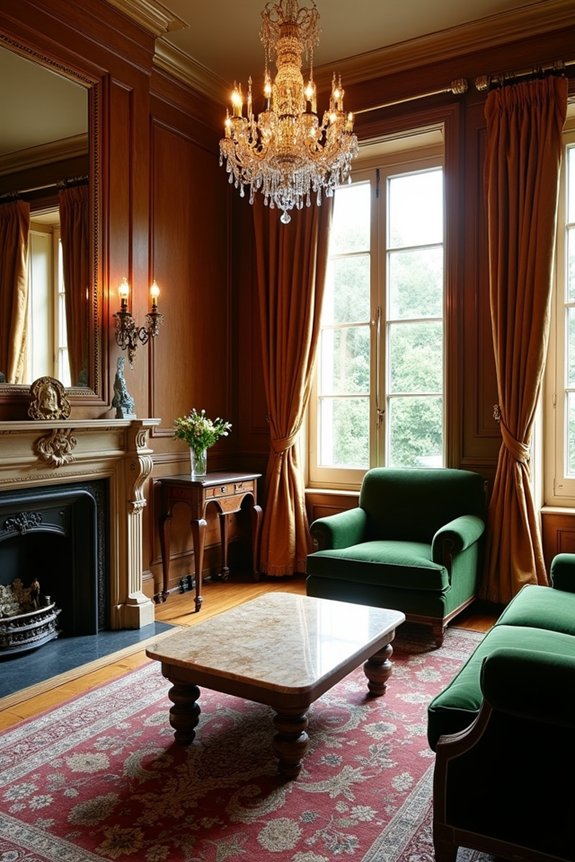 parlors for formal private talks