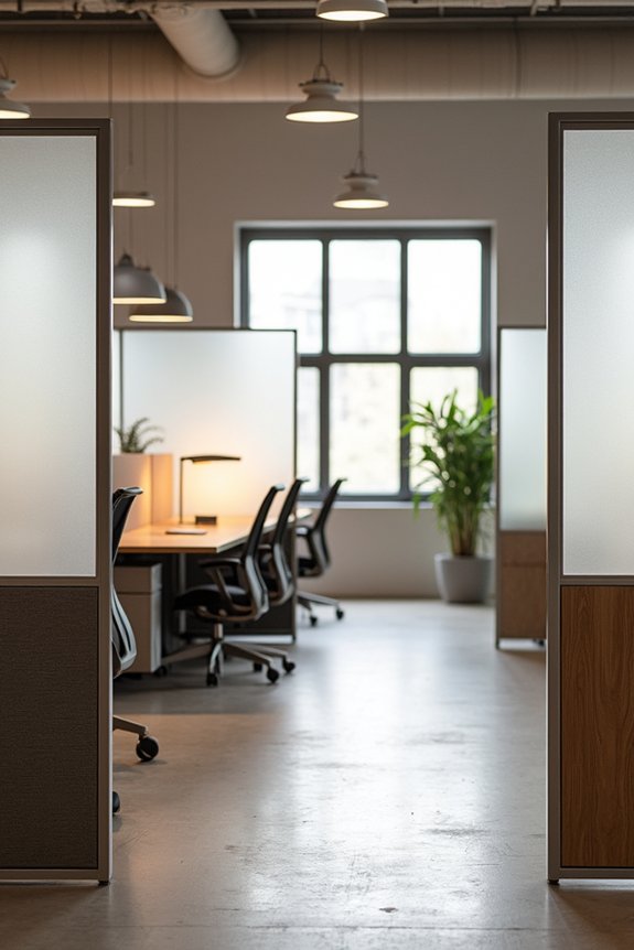 portable adaptable workspace dividers