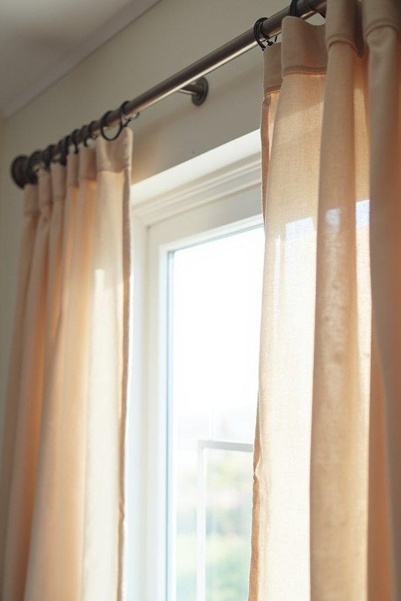 How to Measure and Install Curtain Panels Like a Pro 7 position rod 4 6 above 4 10 beyond