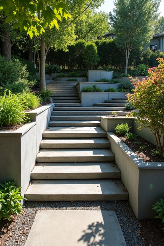 retaining wall increases usable space