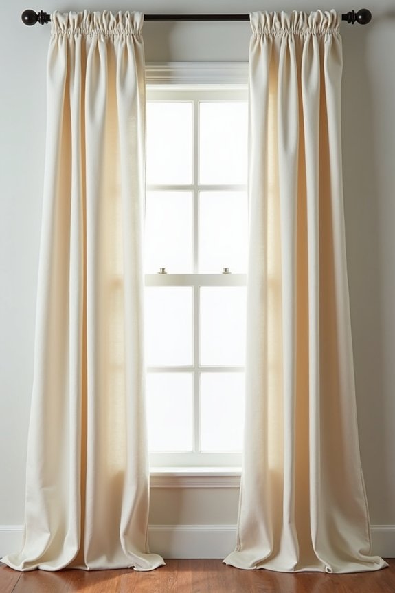 rod pocket affects drape and fold tension