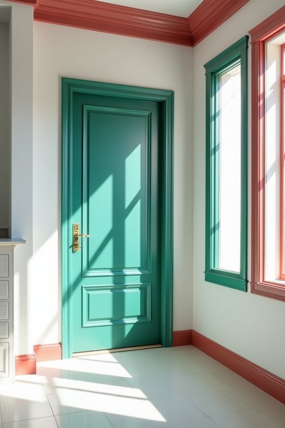 3 Best Trim Colors to Pair With White Walls 3 saturated trim as focal point
