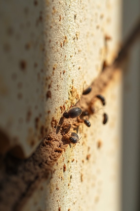 soldier termites head banging alarm signals