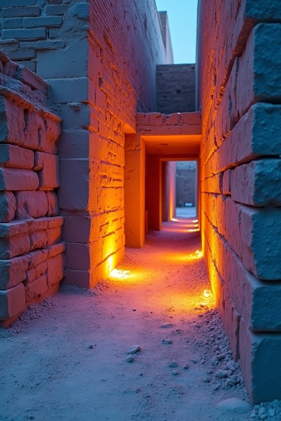 Can Infrared Imaging See Through Walls? 4 thick masonry blocks infrared detection