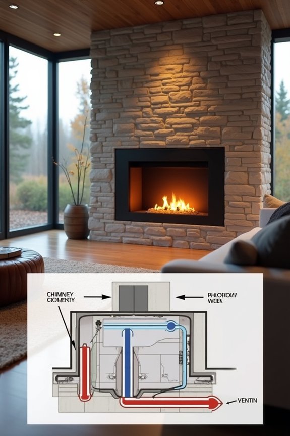 Does a Gas Fireplace Need a Chimney? 6 venting types and features overview