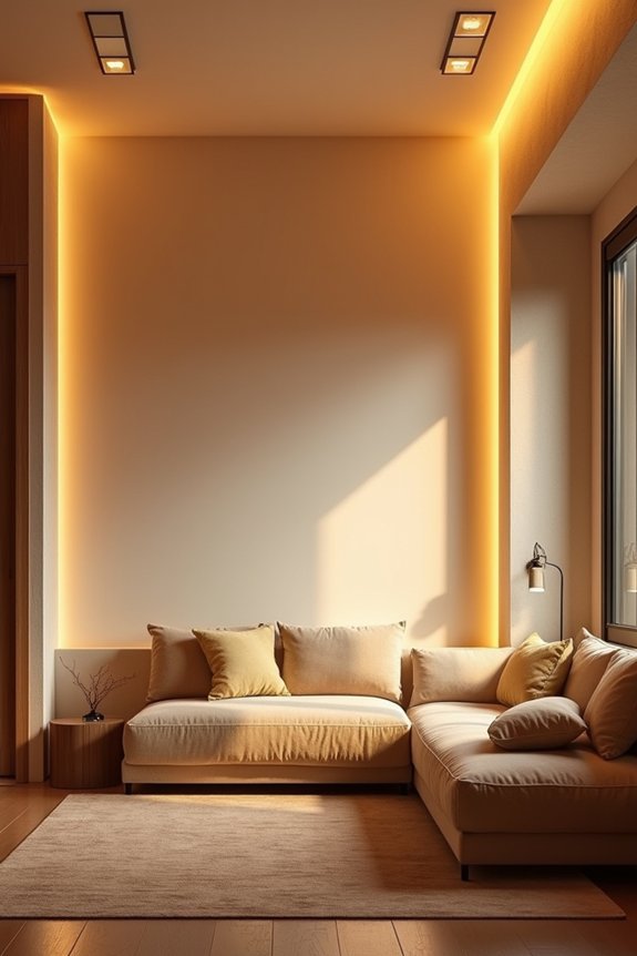 wall lighting defines warmth and structure