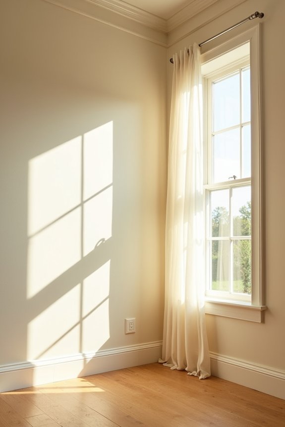 3 Best Trim Colors to Pair With White Walls 1 warm white trim cohesive walls